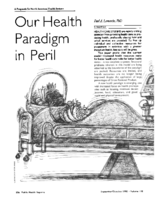 Our health paradigm in peril