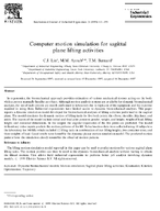 Computer Motion Simulation for Sagittal Plane Lifting Activities