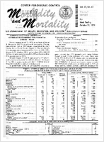 Morbidity and Mortality Weekly Report Vol 23 No 43 week ending October 26 1974