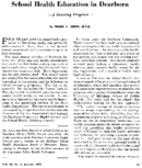 School health education in Dearborn