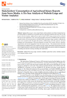 Stakeholders consumption of agricultural injury reports from news media a sixyear analysis of website usage and visitor analytics
