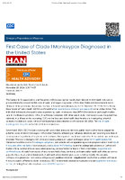 First Case of Clade I Monkeypox Diagnosed in the United States November 18 2024 530 PM ET
