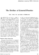 The Decline Of General Practice