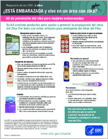 ESTA EMBARAZADA y vive en un area con zika  Kit de prevencion del zika para mujeres embarazadas 201602