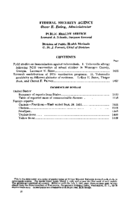 Public Health Reports  v 66  no 44  table of contents