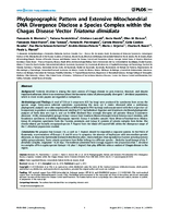 Phylogeographic Pattern and Extensive Mitochondrial DNA Divergence Disclose a Species Complex within the Chagas Disease Vector Triatoma dimidiata