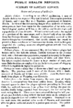 Public Health Reports  v 20 no 25  June 23 1905