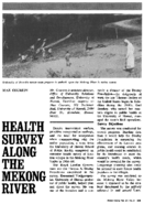 Health survey along the Mekong River