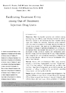 Facilitating treatment entry among outoftreatment injection drug users