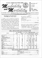 Morbidity and Mortality Weekly Report Vol 18 No 53 week ending January 3 1970