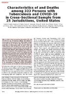 Characteristics of and Deaths among 333 Persons with Tuberculosis and COVID19 in CrossSectional Sample from 25 Jurisdictions United States