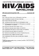 HIVAIDS Surveillance AIDS cases reported through March 1989