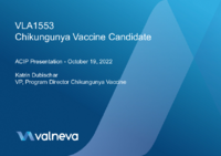 VLA 1553 Chikungunya vaccine candidate
