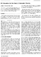 HIV education for the deaf a vulnerable minority