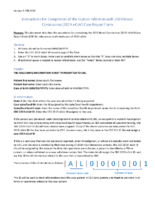 Instructions for completion of the human infection with 2019 novel coronavirus 2019nCoV case report form