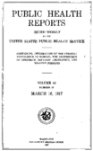 Public Health Reports  v 32 no 11  cover