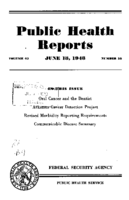 Public Health Reports  v 63 no 25  cover