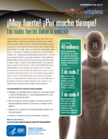 Muy fuerte Por mucho tiempo los ruidos fuertes danan la audicion CDC Signos Vitals 02072017
