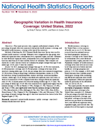 Geographic Variation in Health Insurance Coverage United States 2022
