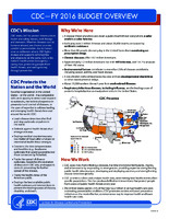 CDCFY 2016 Budget Overview