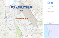 500 Cities Project Local Data for Better Health 2014 Concord CA