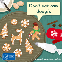 Dont eat raw dough