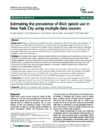 Estimating the prevalence of illicit opioid use in New York City using multiple data sources