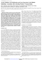 Arsenic Mediates Cell Proliferation and Gene Expression in the Bladder Epithelium Association with Activating Protein1 Transactivation