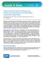Fast Food Intake Among Children and Adolescents in the United States August 2021August 2023