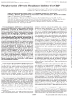 Phosphorylation of Protein Phosphatase Inhibitor1 by Cdk5