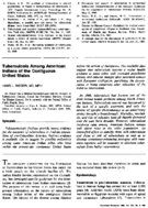 Tuberculosis Among American Indians Of The Contiguous US