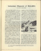 Laboratory diagnosis of malaria