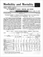 Morbidity and Mortality Weekly Report For release July 10 1959 Vol 8 No 26