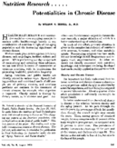 Nutrition researchPotentialities in chronic disease