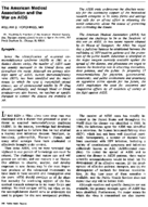 The American Medical Association And The War On Aids