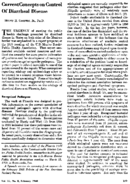 Current concepts on control of diarrheal disease