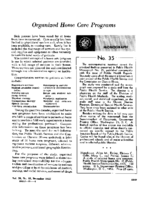 Organized home care programs