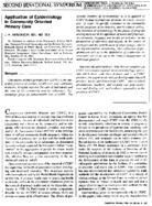 Application of epidemiology in community oriented primary care