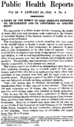 Public health reports  v 56 no 4 JANUARY 24 1941