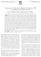 Depression of Constitutive Murine Cytochromes P450 by Staphylococcal Enterotoxin B