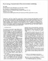 Rock Damage Characterisation from Microseismic Monitoring