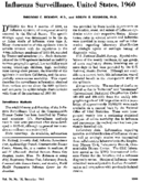 Influenza surveillance United States 1960