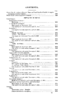 Public Health Reports  v 31 no 52  table of contents