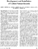 Development and installation of unified patient records