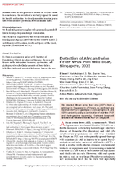 Detection of African Swine Fever Virus from Wild Boar Singapore 2023