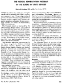 The Medical Rehabilitation Program Of The Bureau Of State Services
