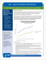 CDC Drug Overdose Prevention FY 2017 Presidents Budget Request 856 Million an Increase of 10M