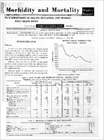 Morbidity and Mortality Weekly Report Vol 13 No 51 for Release December 25 1964