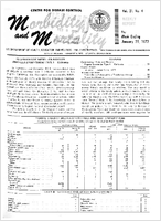 Morbidity and Mortality Weekly Report Vol 21 No 4 week ending January 29 1972