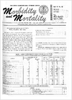 Morbidity and Mortality Weekly Report Vol 19 No 13 week ending April 4 1970